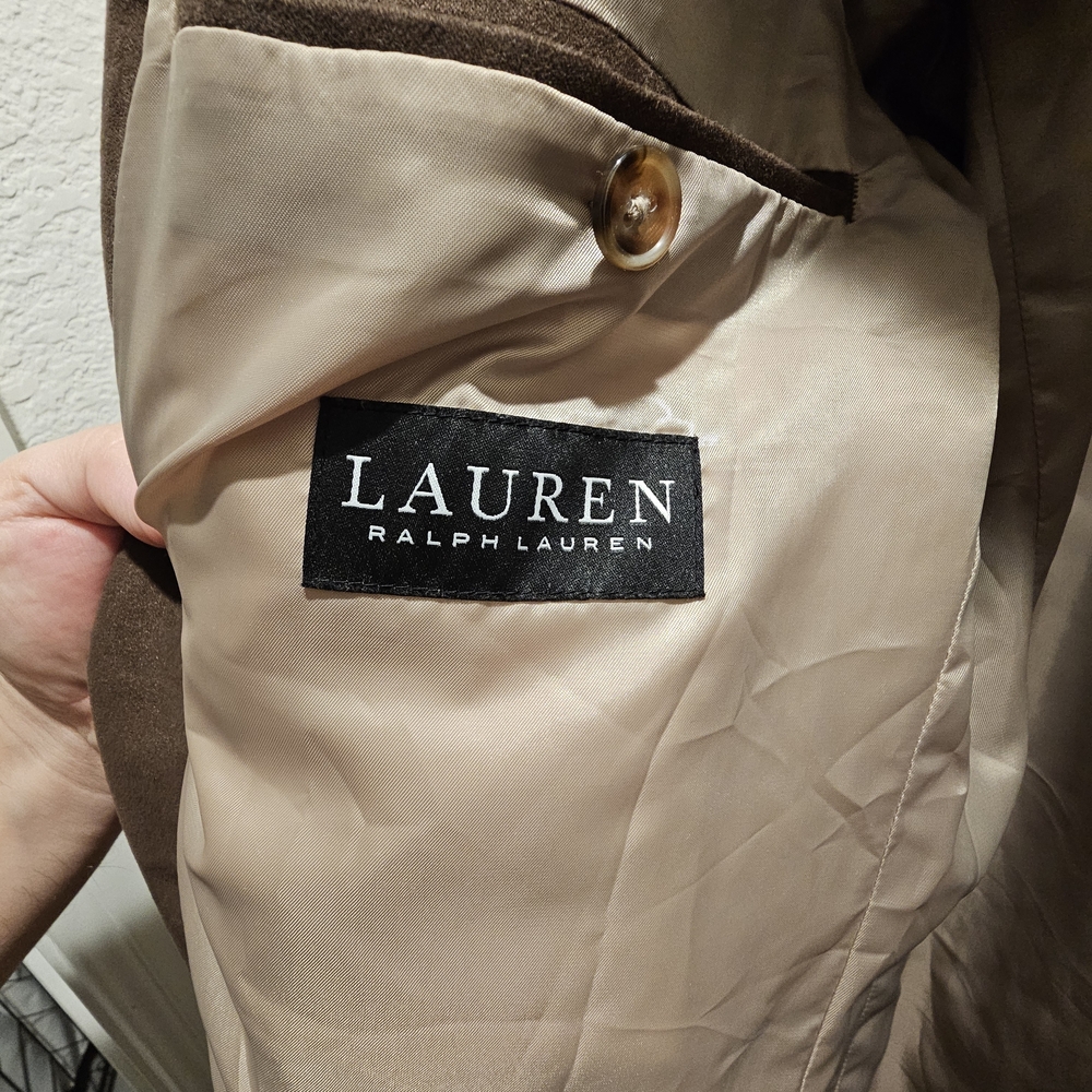 Ralph Lauren Brown and Cream Coat - Picture 3 of 7